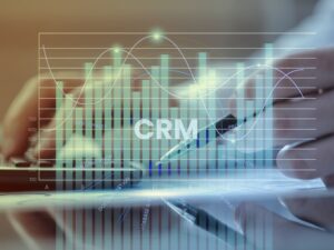 Conceito de gestão e relacionamento com o cliente usando CRM